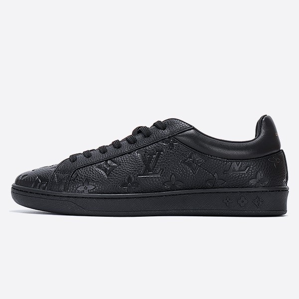 Louis Vuitton Luxembourg Embossed Sneakers in Black