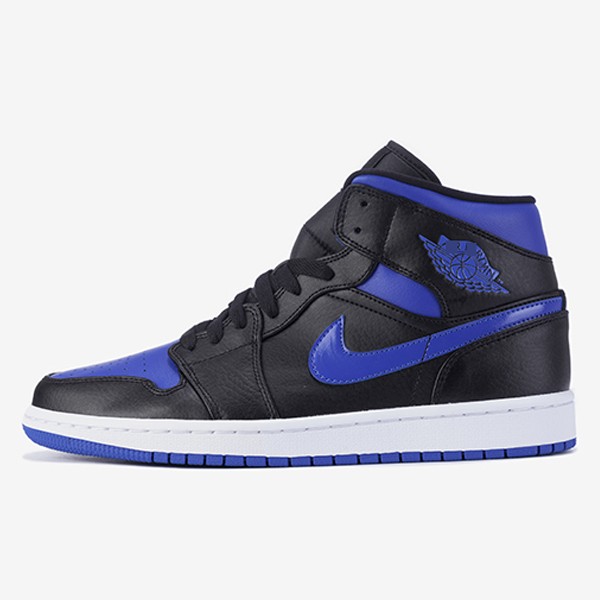 Nike Air Jordan 1 Mid Hyper Royal Blue 554724-068