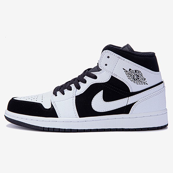 Nike Air Jordan 1 Mid Tuxedo 554724-113 (H12)