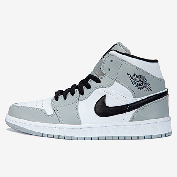 Nike Air Jordan 1 Mid Smoke 554724-092 Men's
