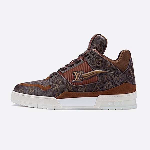 Louis Vuitton 2020 SLV Monogram Ebene Trainer Sneakers for Men