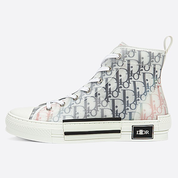 Dior Oblique Canvas B23 High-Top Sneakers Multi