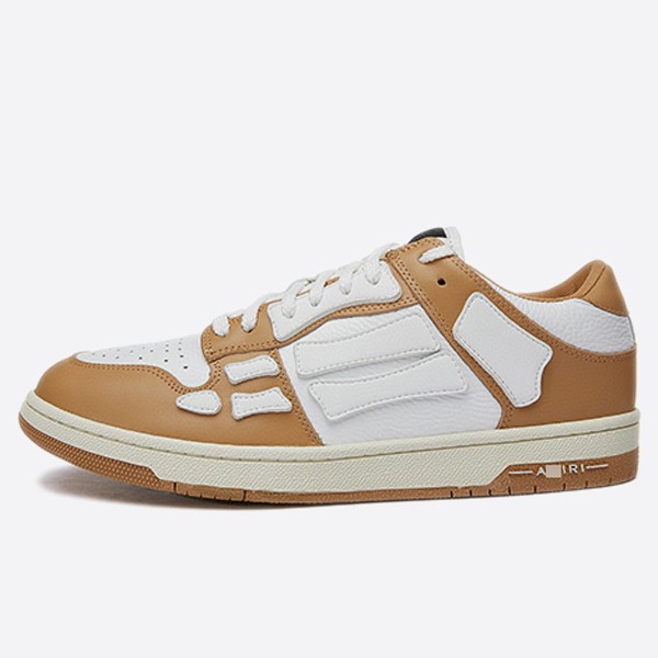Amiri 20FW Skeleton Low Sneakers Tan
