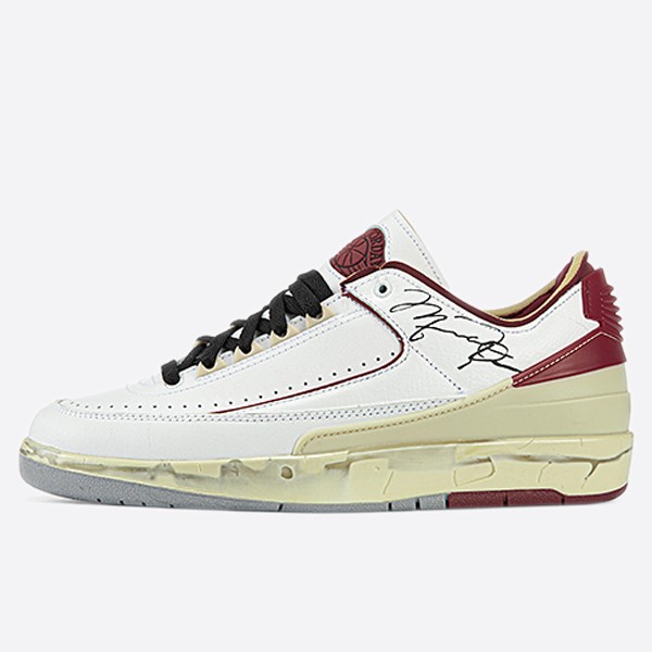 Off-White x Nike Air Jordan 2 Retro Low SP 'White Varsity Red' DJ4375-106(PK)