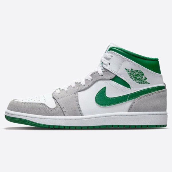 Nike Air Jordan 1 Mid White Gray Green DC7294-103