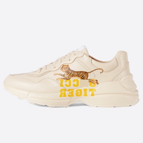Gucci Tiger Print Lightning Sneakers 687611DRW00 9522