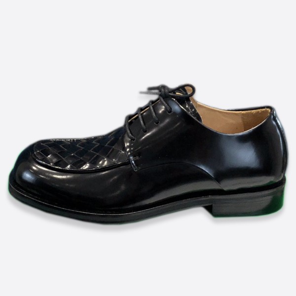 Bottega Veneta Men's Intrecciato String Business Shoes