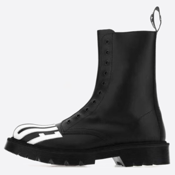 Vetements slogan print army boots VL12BO200B