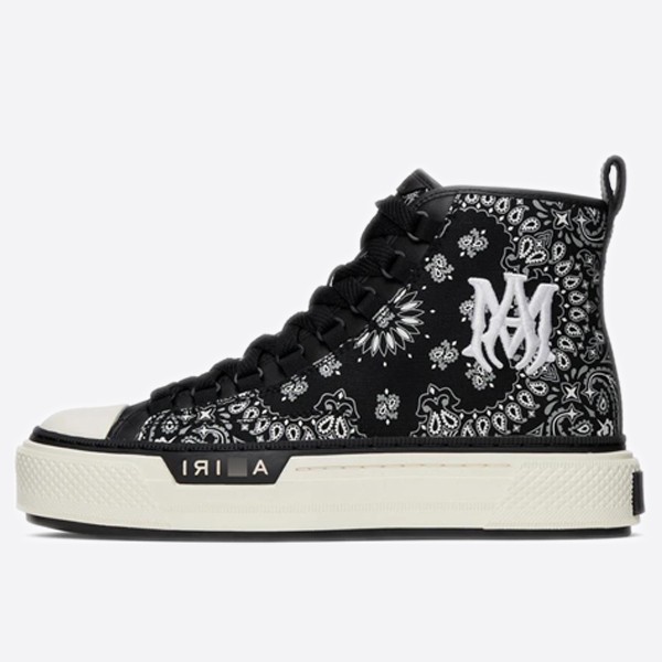 Amiri Bandana Ma Logo Court High Shoes 191846394917