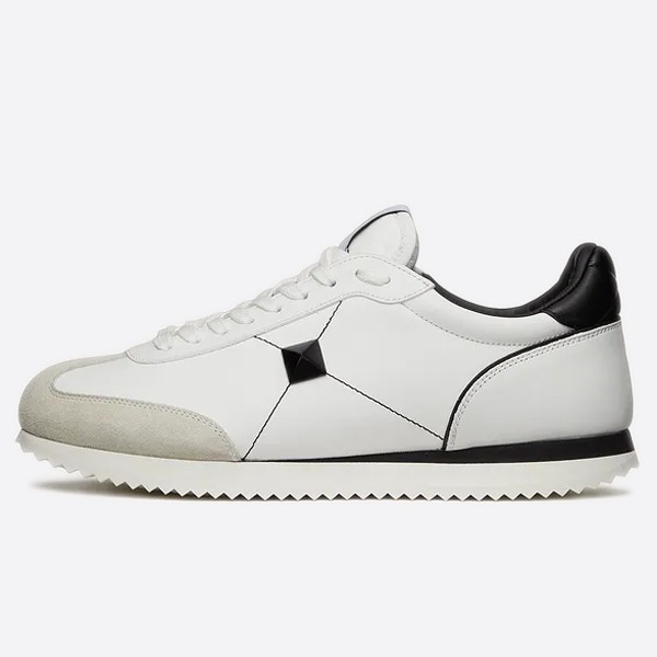 Valentino Stud Around Leather Low-Top Sneakers 2Y2S0G51TUFQ1X