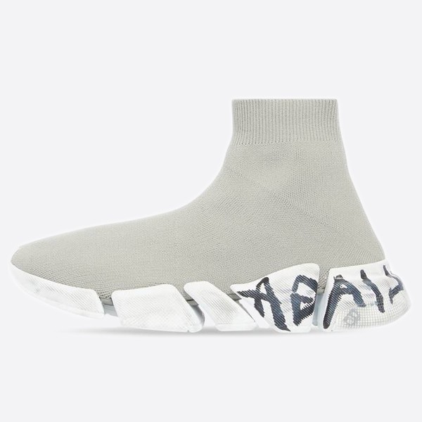 Balenciaga SPEED 2.0 Graffiti Recycled Knit Sneakers 617239W2DD41991