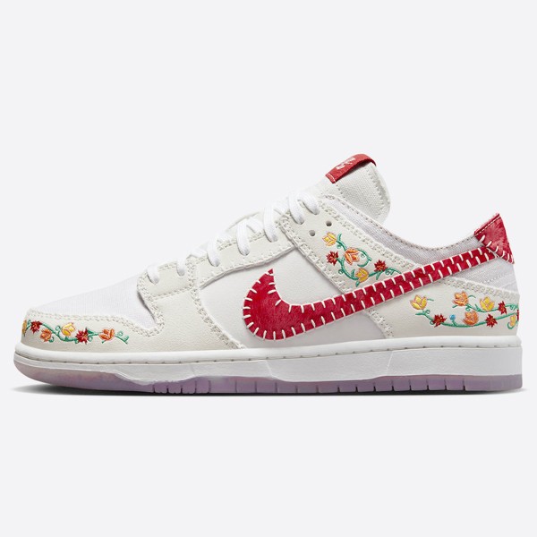 Nike SB Dunk Low-Con N7 Opti Yellow University Red (M) FD6951-700