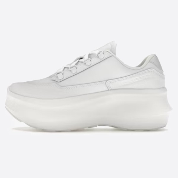 Salomon SR811 Leather Platform Shoes, Comme des Garçons, White