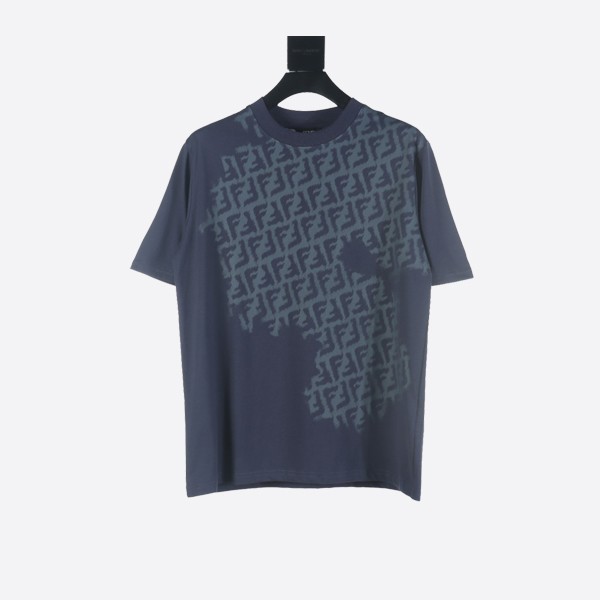 Fendi Blue Jersey T-Shirt FY0936AN26F0QR0
