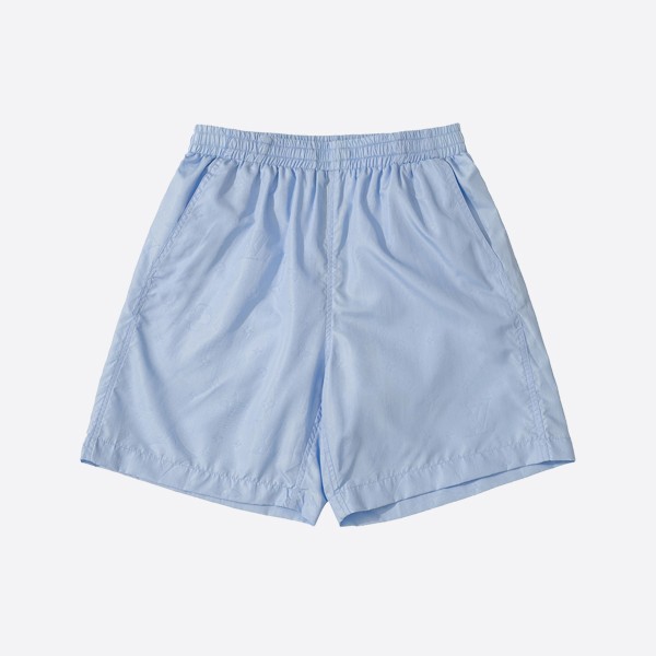 Louis Vuitton Monogram Nylon Swim Board Shorts in Blue