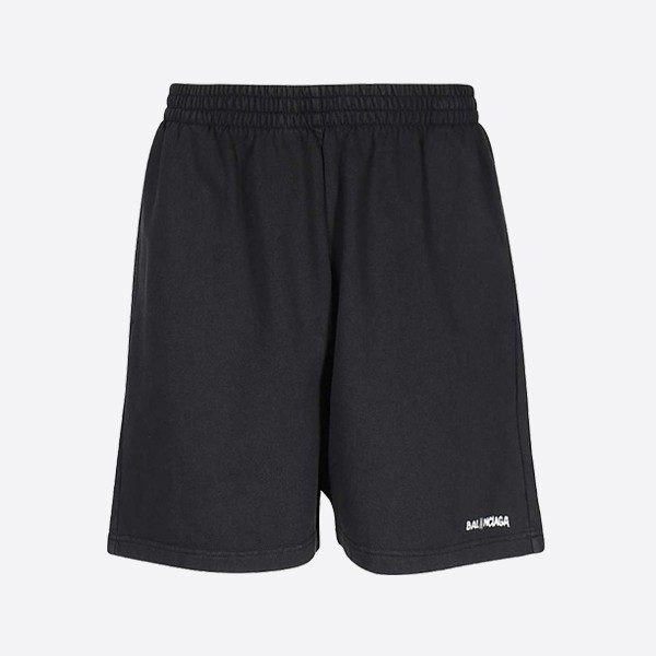 Hand-painted Balenciaga sweat shorts