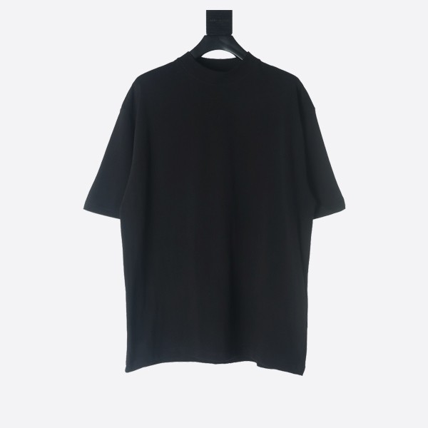 Balenciaga Bb Paris Strass T-Shirt, Medium Fit, Black Faded