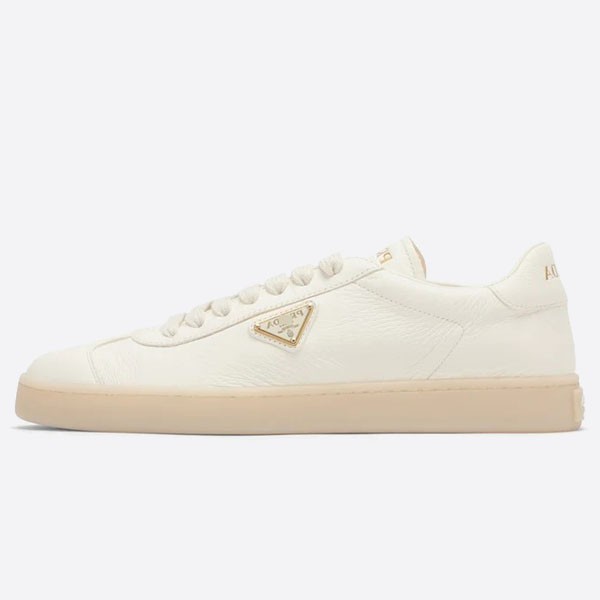 Prada Ivory Lane Leather Sneakers 2EE394_013_F0304