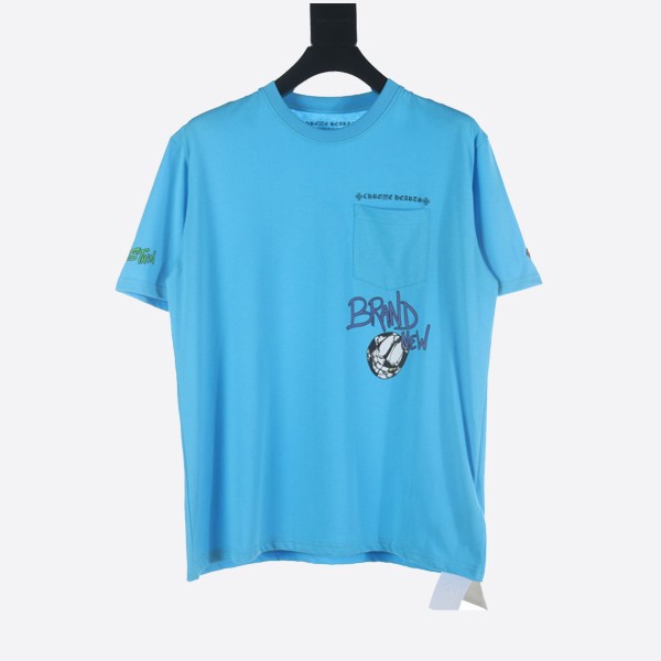 Chrome Hearts x Matty Boy Brain T-shirt in blue