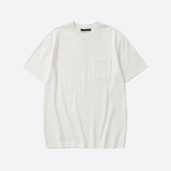 Louis Vuitton Piqué Cotton T-Shirt in White