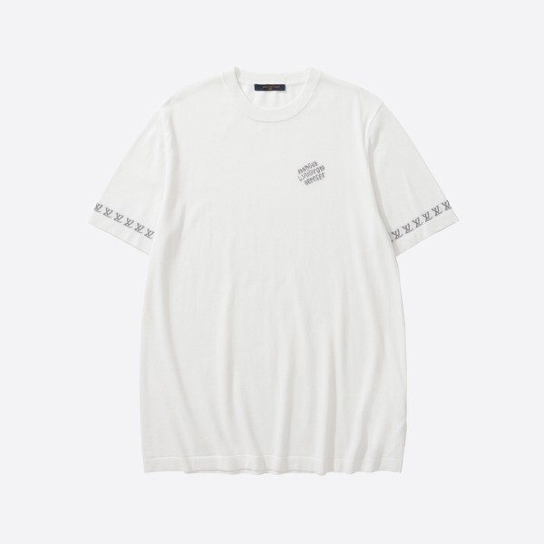 Louis Vuitton Short Sleeve Cotton Crew Neck 1AFQSB