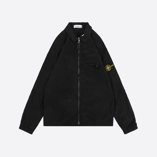 Stone Island 12321 ECONYL® Recycled Nylon Metal Garment Dyed Packable Black