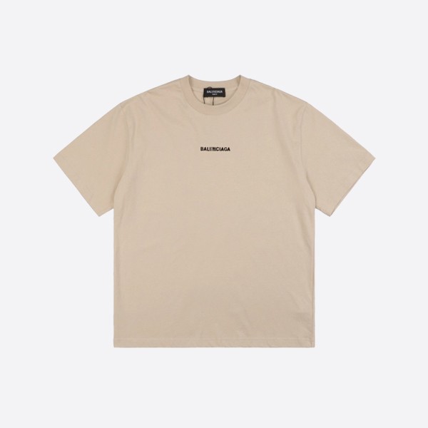 Balenciaga Back T-shirt, medium fit, beige