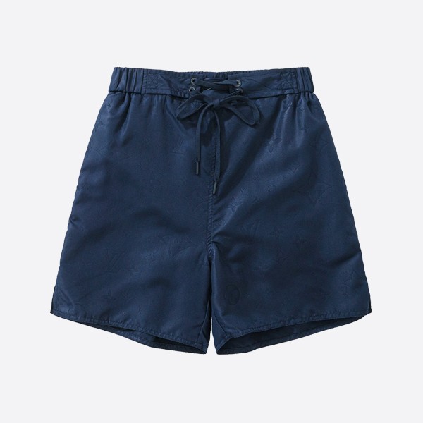 Louis Vuitton 3D Pocket Monogram Board Shorts in Navy