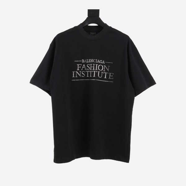 Balenciaga Fashion Institute Medium Fit T-Shirt (Black)