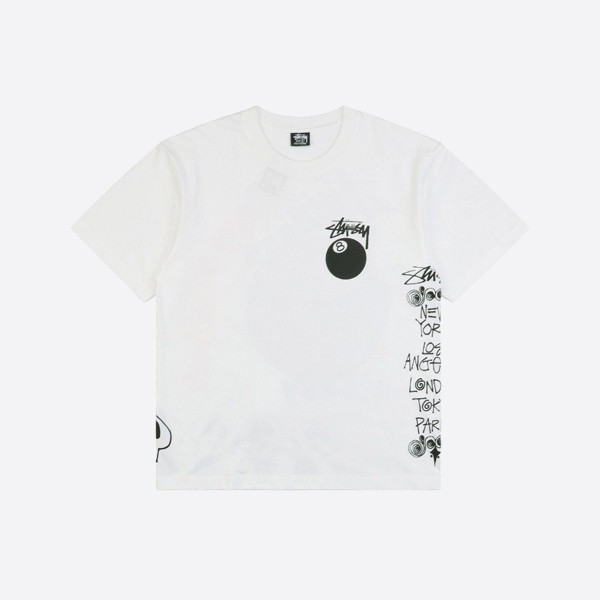 Stüssy Test Strike Pigment Dye T-Shirt in Natural