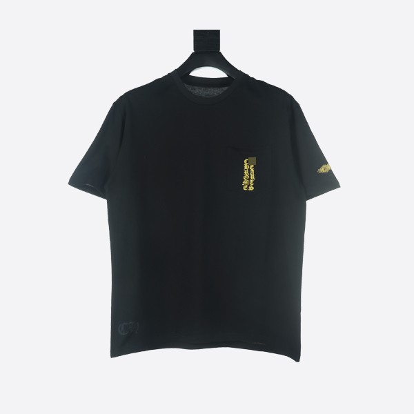 Chrome Hearts Hong Kong Exclusive Back Scroll & Logo Cross T-Shirt in Black