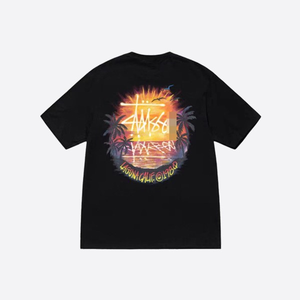 Stüssy Sunset T-shirt in black