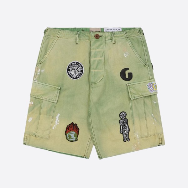 Gallery Department Kenzie Fatigue Cargo Shorts in Olive