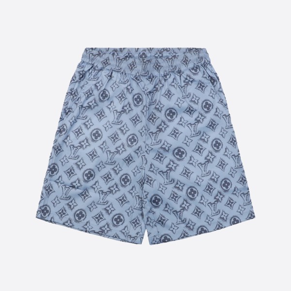 Louis Vuitton Monogram Silk Short Blue