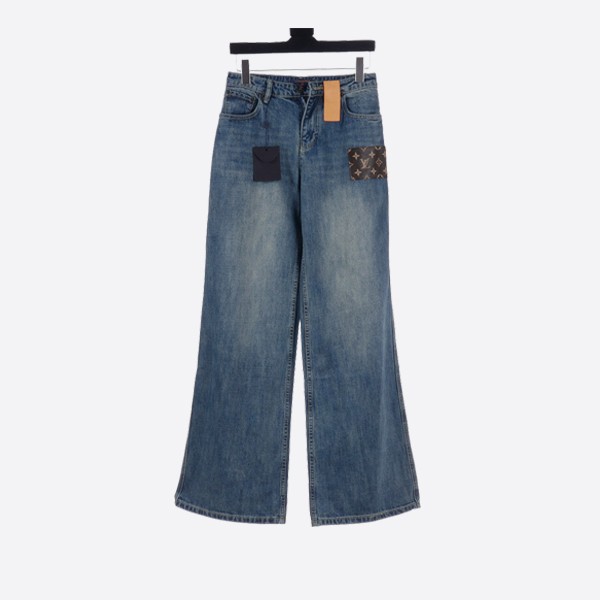 Louis Vuitton high-waisted jeans