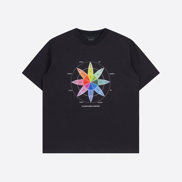 Balenciaga How Do You Feel? T-shirt, Medium Fit, Black