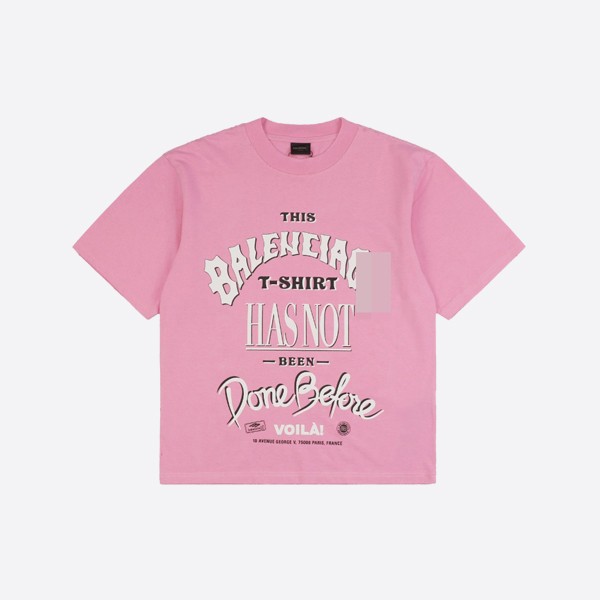 Balenciaga Not Been Done T-shirt, oversized, pink