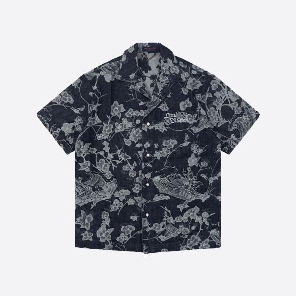 Louis Vuitton Short Sleeve Denim Shirt