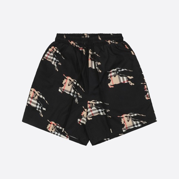 Burberry EKD Silk Shorts in Black