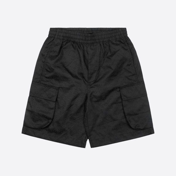 Gucci Lightweight GG Nylon Jacquard Shorts in Black