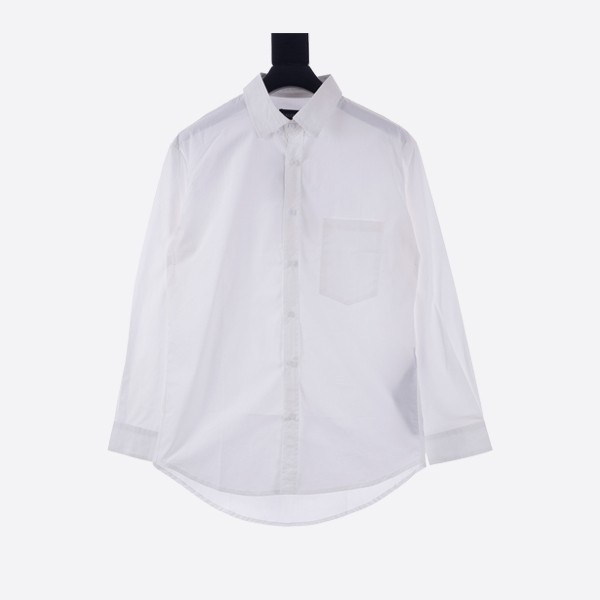 Balenciaga Political Stencil Shirt, Large Fit, White