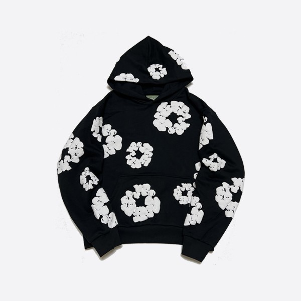 Denim Tears Cotton Wreath Sweatshirt Black