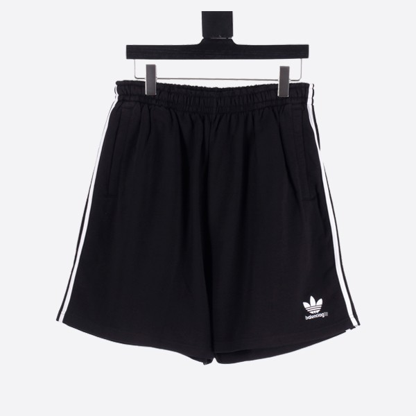 Balenciaga x Adidas Unisex Large Shorts in Black