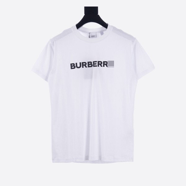 Burberry logo cotton T-shirt in white