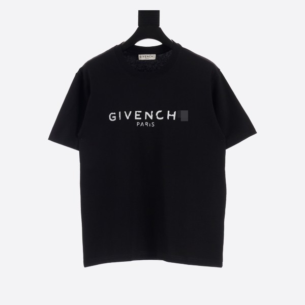 Givenchy Destroyed Logo T-Shirt in Black