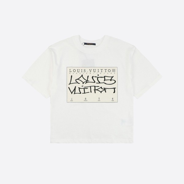 Louis Vuitton Traditional Chinese Alphabet Embroidered Short Sleeve Shirt