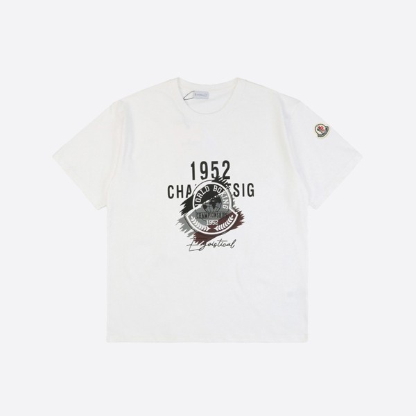 Moncler MySui MK Logo Print Short Sleeve Sweatshirt