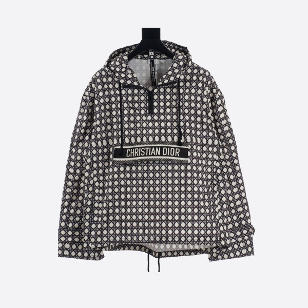 Dior half-zip diamond check jacket