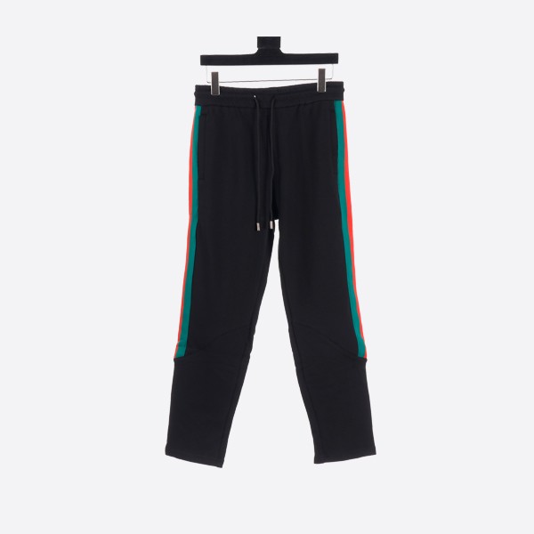 Gucci 3-tone stripe webbing colorblock pants