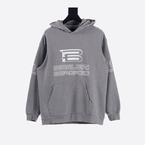 Balenciaga AI-generated hoodie in grey